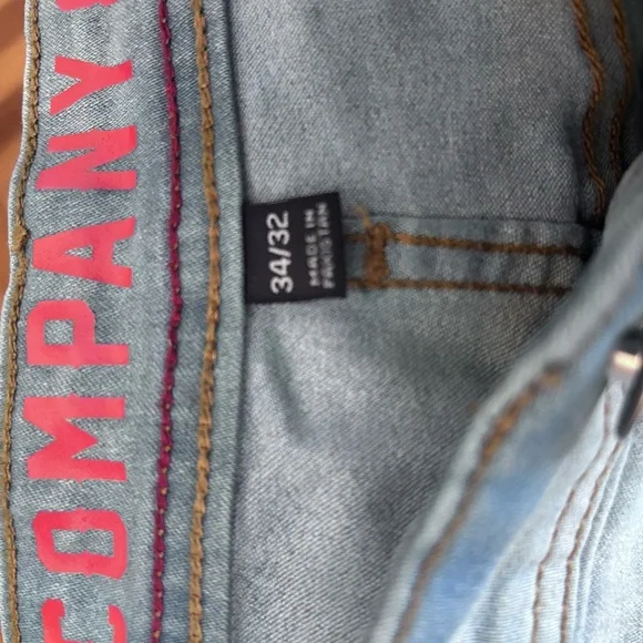 Men's Light Blue Jeans - Picture 3 of 4